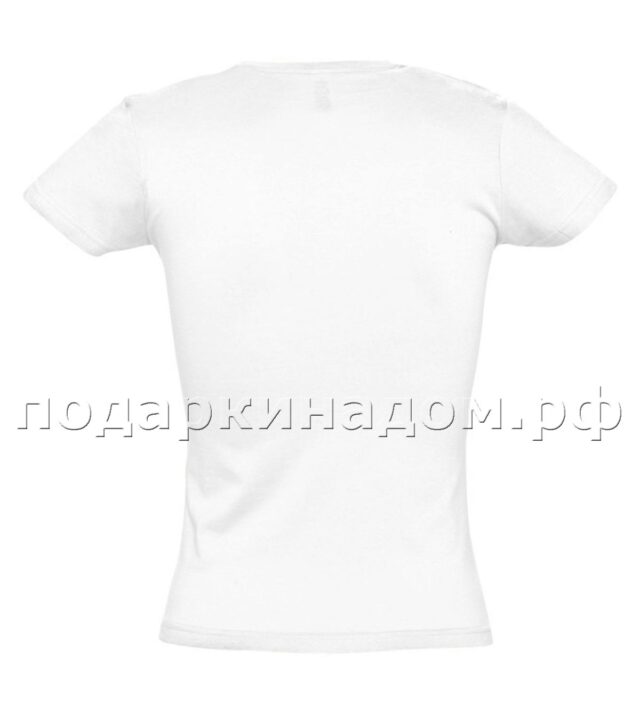Белая женская футболка